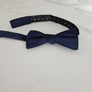 JF J.Ferrar Navy Blue Bow Tie